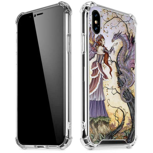 Dragon Charmer Fairy by Amy Brown iPhone XS Max Clear Case